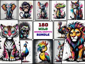 Wild Animal Graffiti