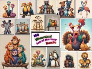 Whimsical Animal Harmony