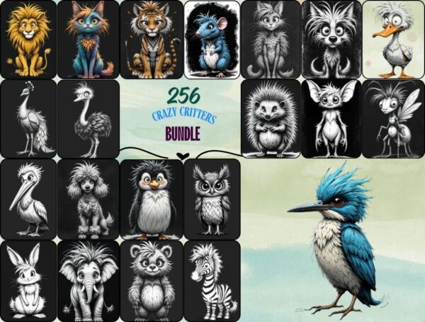 256 Crazy Critters Bundle