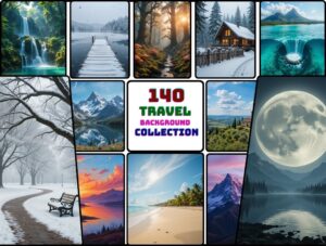 140 Travel Background Collection