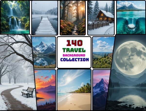 140 Travel Background Collection