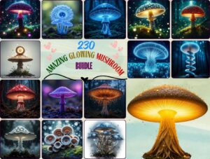 Amazing Glowing Mushroom