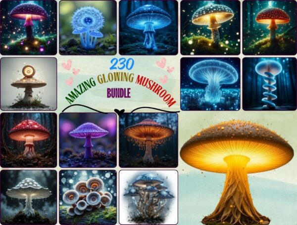 Amazing Glowing Mushroom