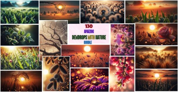 Dewdrops with Nature