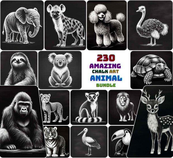 Amazing Chalk Art Animal