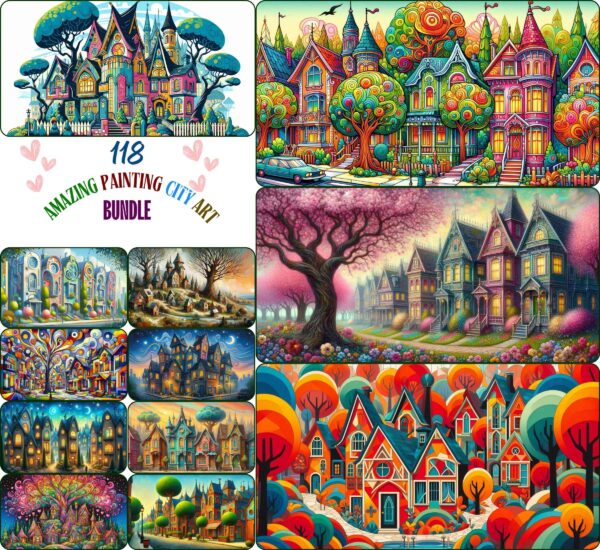 Amazing Painting City Art