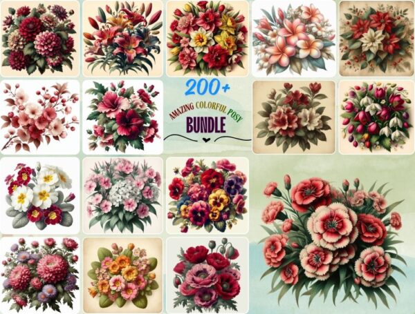 Amazing Colorful Posy