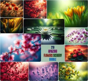 Amazing Flowers Scenery