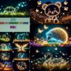 Amazing Neon Environment with Animal