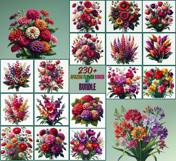 Amazing Flower Bunch Art