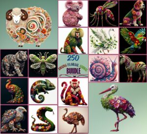 Amazing Floral Animal