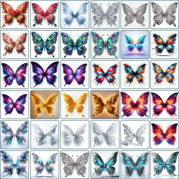 Amazing Floral Butterfly