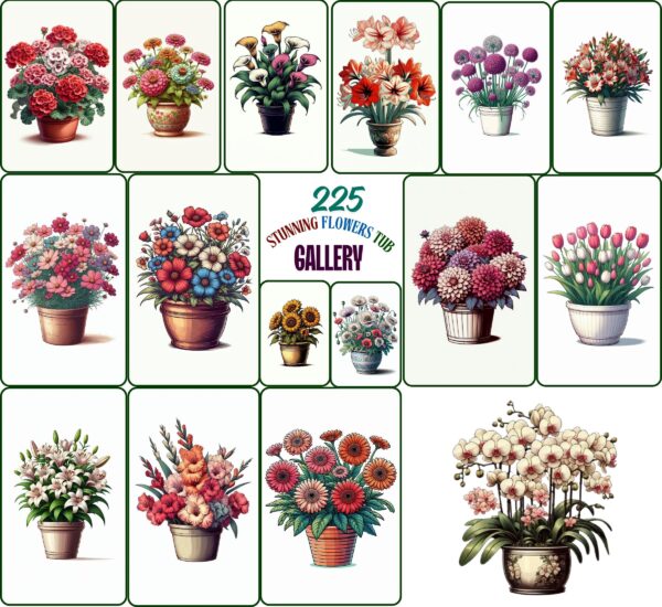 Stunning Flowers Tub