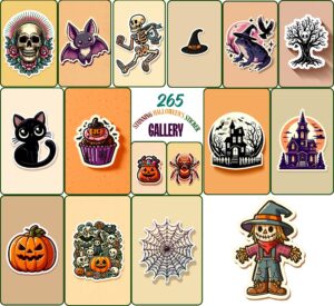 Stunning Halloween's Sticker