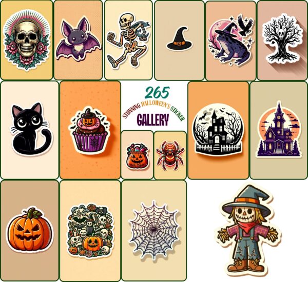 Stunning Halloween's Sticker