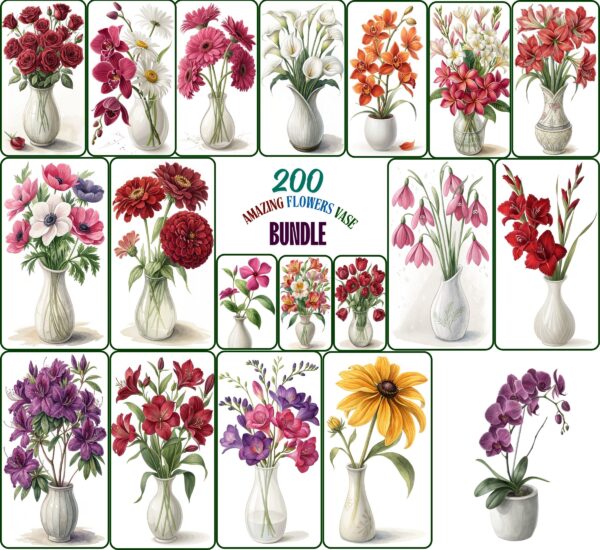 Amazing Flowers Vase