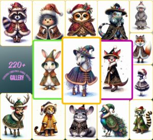 stunning Christmas animal outfit