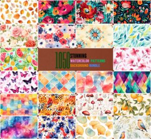 Stunning Watercolor Pattern Background