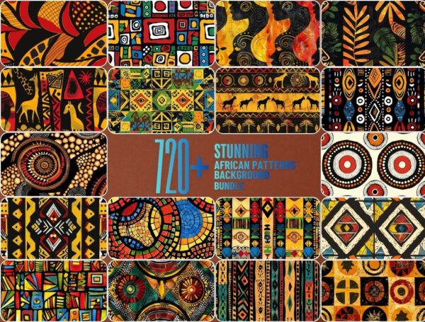 Stunning African Patterns Background