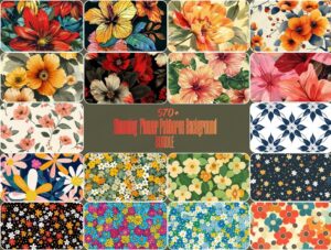 Stunning Flower Patterns Background