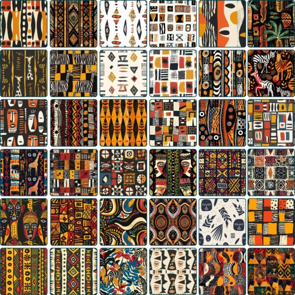 Stunning African Patterns Background