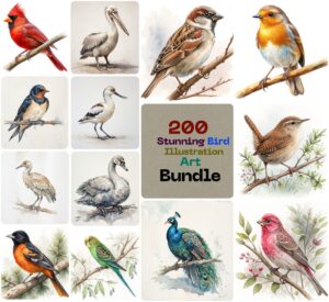 Stunning Bird Illustration Art