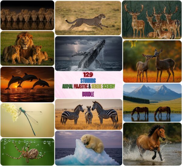 Stunning Animal Majestic & Serene Scenery