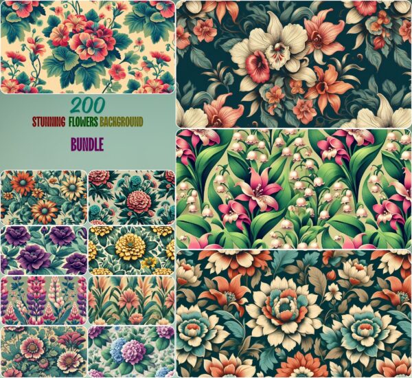 Stunning Flowers Background