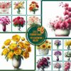 Stunning Flower Pot Illustration