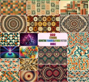 Stunning Geometric, Flowers & Others Pattern