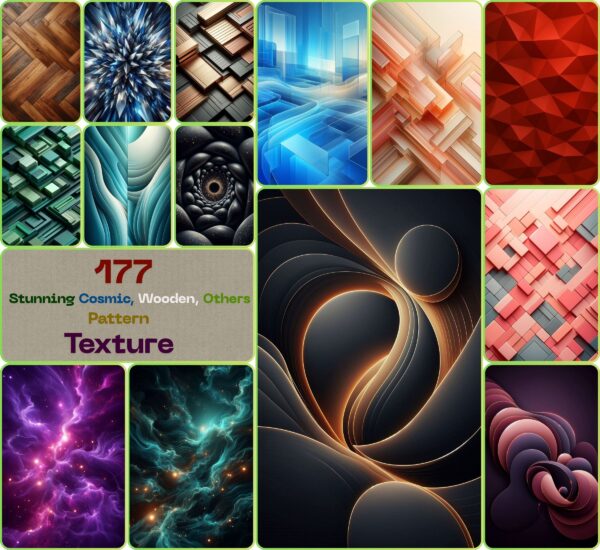 Stunning Cosmic, Wooden & Abstract Pattern Textures