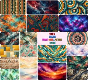 Amazing Vibrant Color & Patterns Texture