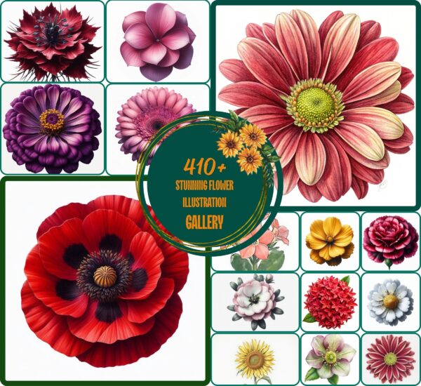 Stunning Flower Illustration Gallery