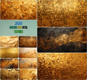 Amazing Gold Metal Textures