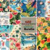 Stunning Summer Patterns Background Bundle