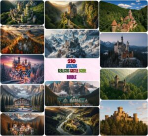 Amazing Realistic Castle Scene Bundle