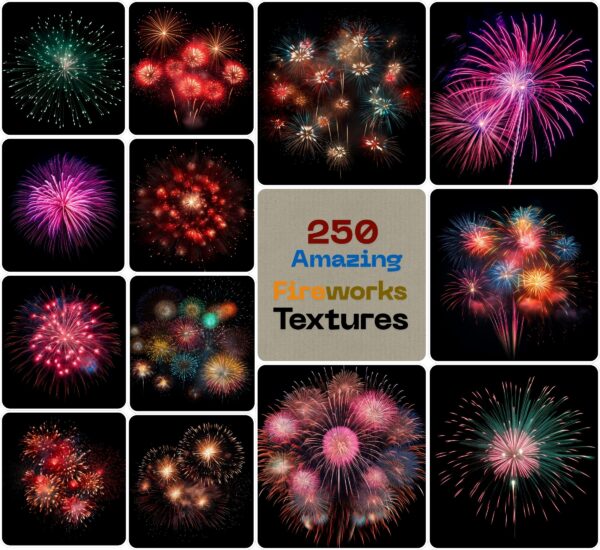 Amazing Fireworks Textures