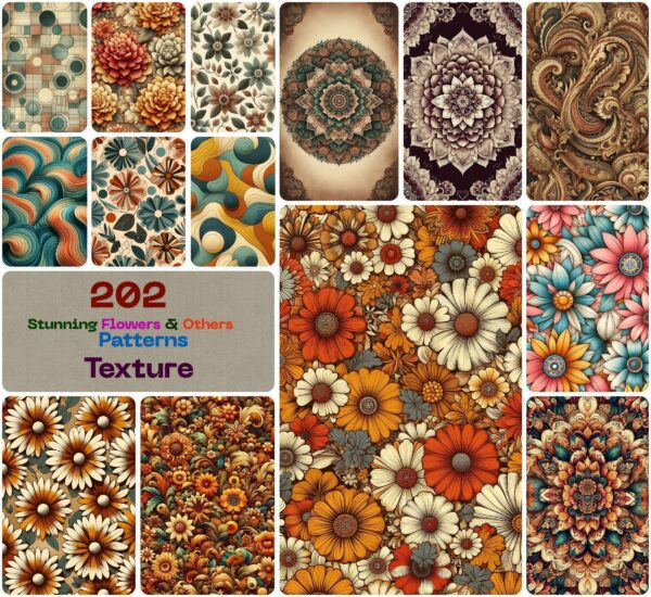 Stunning Flowers & Others Patterns