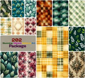 Stunning Vibrant Patterns Art Package