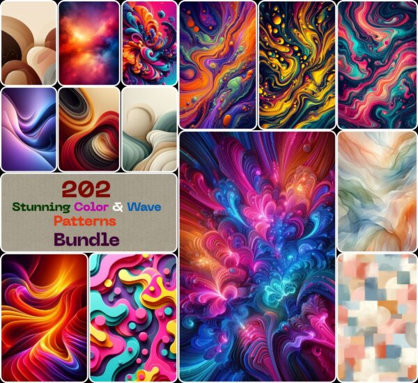 Stunning Color & Wave Patterns Bundle