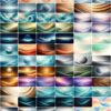Amazing Vibrant Wave Design Texture