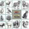 Amazing Animal Sketch Art Bundle