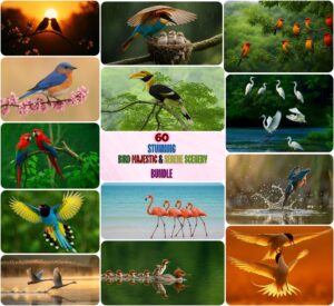Stunning Bird Majestic & Serene Scenery Bundle