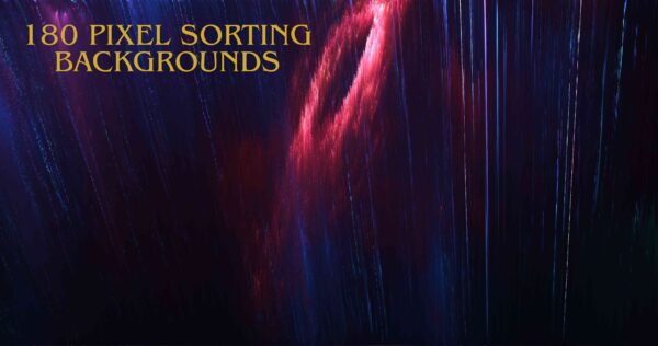 180 Pixel Sorting Backgrounds