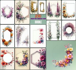 Amazing Flower Frame, Parchment & Board Bundle