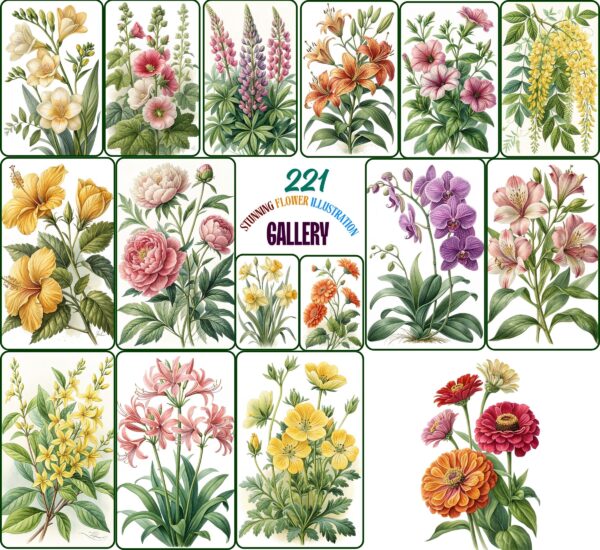 Stunning Flower Illustration Gallery