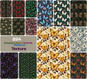 Amazing Different Butterfly Patterns Texture