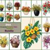 Amazing Hanging Tub's Flowers Bundle
