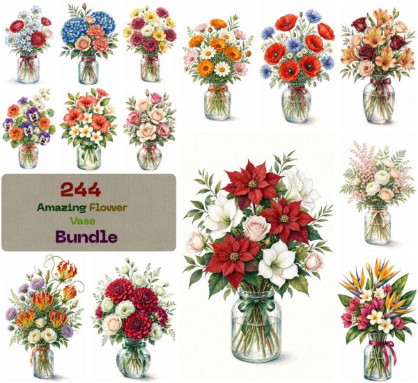 Amazing Flower Vase Bundle