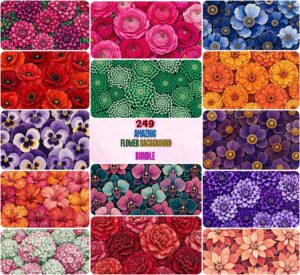 Amazing Flower Background Bundle